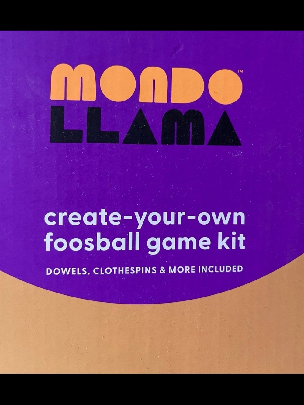 MONDO LLAMA Create -Your-Own Halloween FOOSBALL GAME KIT Ages 3 + New In Package